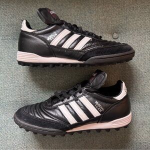 Adidas Copa Mundial World Cup Team Turf Soccer Leather Black Shoes Mens Size 5